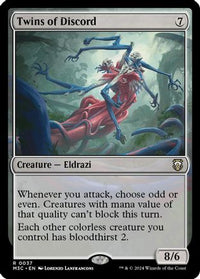 Twins of Discord (Ripple Foil) (M3C-037) - Commander: Modern Horizons 3 Foil