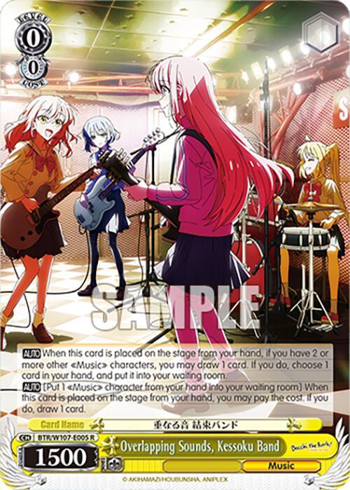 Overlapping Sounds, Kessoku Band (BTR/W107-E005 R) [BOCCHI THE ROCK!] - POKÉ JEUX