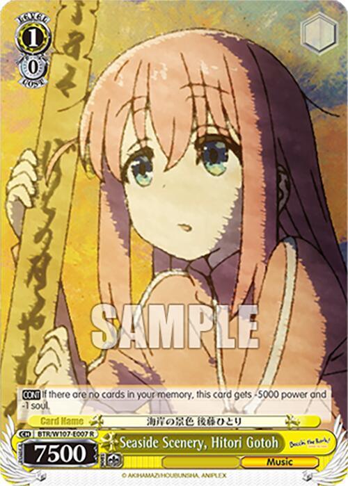 Seaside Scenery, Hitori Gotoh (BTR/W107-E007 R) [BOCCHI THE ROCK!] - POKÉ JEUX