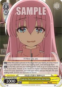 Look Into Their Eyes and Smile, Hitori Gotoh (BTR/W107-E012 U) [BOCCHI THE ROCK!] - POKÉ JEUX