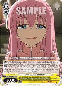 Look Into Their Eyes and Smile, Hitori Gotoh (BTR/W107-E012S SR) [BOCCHI THE ROCK!] - POKÉ JEUX