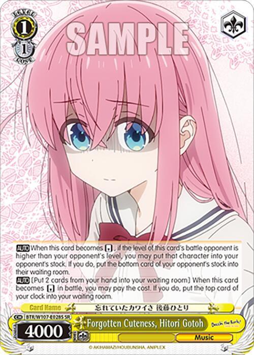 Forgotten Cuteness, Hitori Gotoh (BTR/W107-E028S SR) [BOCCHI THE ROCK!] - POKÉ JEUX
