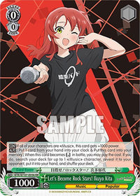 Let's Become Rock Stars! Ikuyo Kita (BTR/W107-E036 RR) [BOCCHI THE ROCK!] - POKÉ JEUX