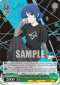 Let's Become Rock Stars! Ryo Yamada (BTR/W107-E037 RR) [BOCCHI THE ROCK!] - POKÉ JEUX