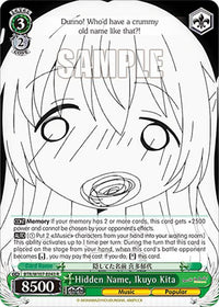 Hidden Name, Ikuyo Kita (BTR/W107-E043 R) [BOCCHI THE ROCK!] - POKÉ JEUX