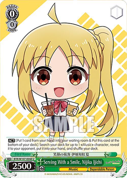 Serving With a Smile, Nijika Ijichi (BTR/W107-E048 U) [BOCCHI THE ROCK!] - POKÉ JEUX