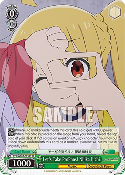 Let's Take ProPhos! Nijika Ijichi (BTR/W107-E053S SR) [BOCCHI THE ROCK!] - POKÉ JEUX