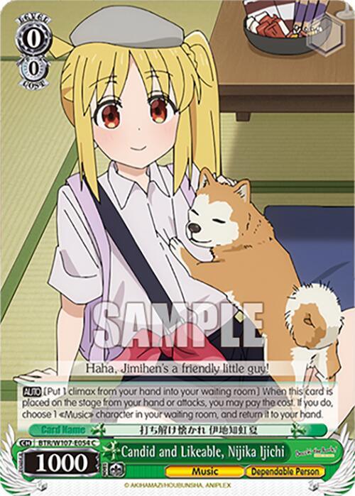 Candid and Likeable, Nijika Ijichi (BTR/W107-E054 C) [BOCCHI THE ROCK!] - POKÉ JEUX