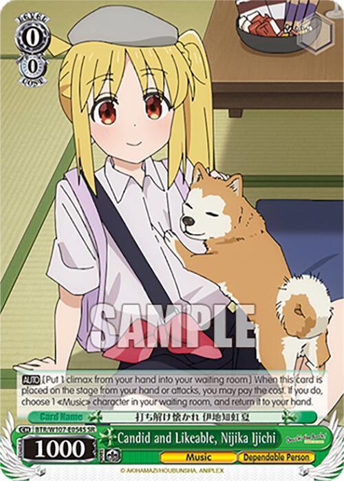 Candid and Likeable, Nijika Ijichi (BTR/W107-E054S SR) [BOCCHI THE ROCK!] - POKÉ JEUX