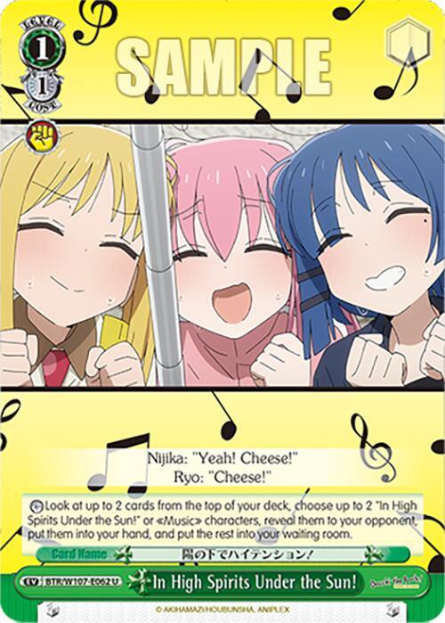 In High Spirits Under the Sun! (BTR/W107-E062 U) [BOCCHI THE ROCK!] - POKÉ JEUX