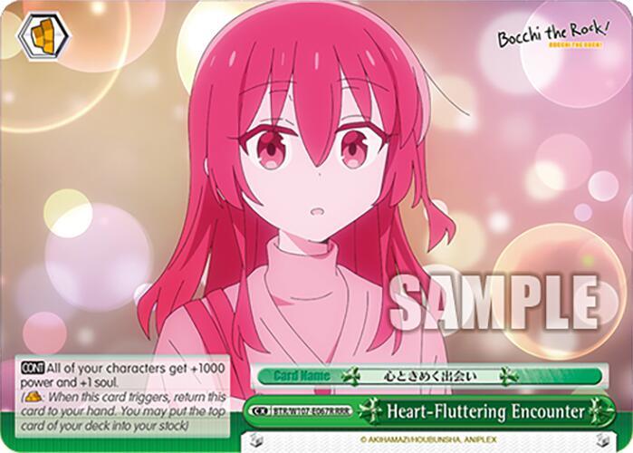 Heart-Fluttering Encounter (BTR/W107-E067R RRR) [BOCCHI THE ROCK!] - POKÉ JEUX