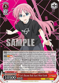 Let's Become Rock Stars! Hitori Gotoh (BTR/W107-E070 RR) [BOCCHI THE ROCK!] - POKÉ JEUX