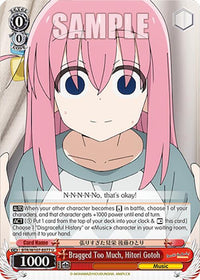 Bragged Too Much, Hitori Gotoh (BTR/W107-E077 U) [BOCCHI THE ROCK!] - POKÉ JEUX