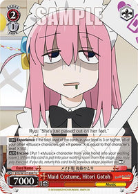 Maid Costume, Hitori Gotoh (BTR/W107-E087 U) [BOCCHI THE ROCK!] - POKÉ JEUX