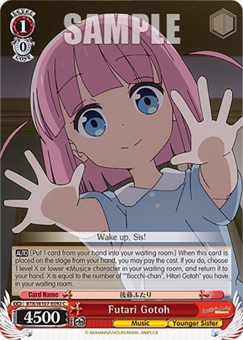 Futari Gotoh (BTR/W107-E092 C) [BOCCHI THE ROCK!] - POKÉ JEUX