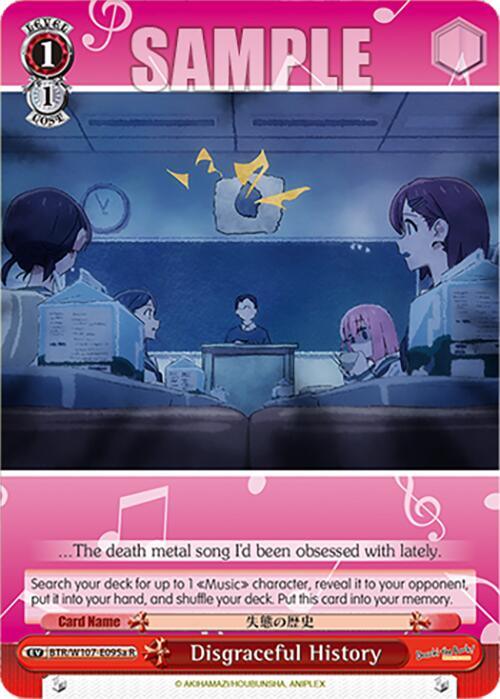 Disgraceful History (BTR/W107-E095a R) [BOCCHI THE ROCK!] - POKÉ JEUX