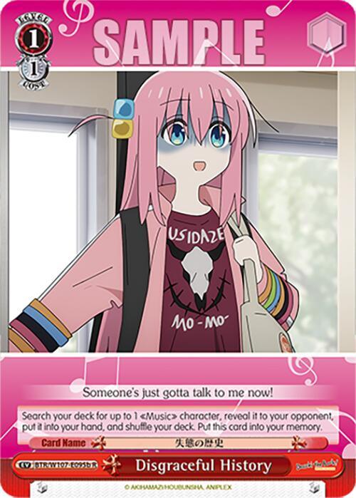 Disgraceful History (BTR/W107-E095b R) [BOCCHI THE ROCK!] - POKÉ JEUX