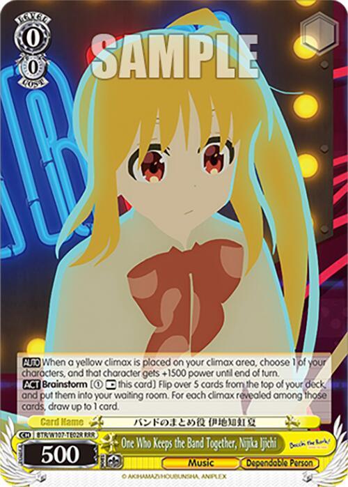 One Who Keeps the Band Together, Nijika Ijichi (BTR/W107-TE02R RRR) [BOCCHI THE ROCK!] - POKÉ JEUX