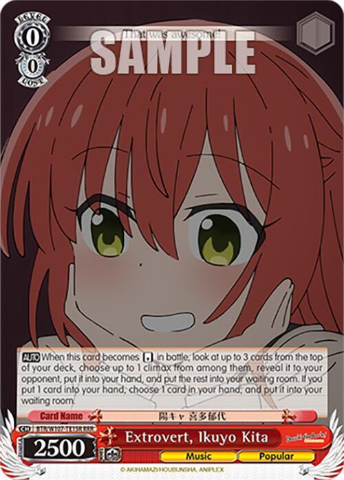 Extrovert, Ikuyo Kita (BTR/W107-TE15R RRR) [BOCCHI THE ROCK!] - POKÉ JEUX
