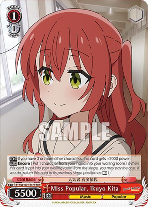 Miss Popular, Ikuyo Kita (BTR/W107-TE17R RRR) [BOCCHI THE ROCK!] - POKÉ JEUX