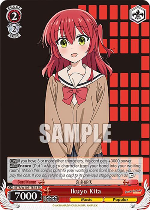 Ikuyo Kita (BTR/W107-TE18 TD) [BOCCHI THE ROCK!] - POKÉ JEUX