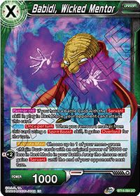 Babidi, Wicked Mentor (BT14-064) [Cross Spirits] - POKÉ JEUX