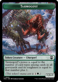 Tarmogoyf // Saproling Double-Sided Token [Modern Horizons 3 Commander Tokens] - POKÉ JEUX