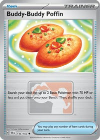 Buddy-Buddy Poffin (144/162)  - League & Championship Cards Reverse Holofoil