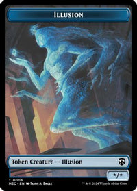 Illusion (Ripple Foil) // Servo Double-Sided Token (M3C-6 // 33) - Commander: Modern Horizons 3 Foil