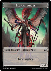 Eldrazi Angel (Ripple Foil) // Copy Double-Sided Token (M3C-2 // 1) - Commander: Modern Horizons 3 Foil