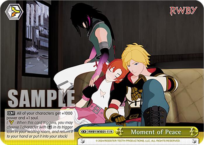 Moment of Peace (RWBY/WXE01-11 N) [RWBY: Premium Booster] - POKÉ JEUX