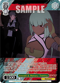 Emerald & Mercury: Training (RWBY/WXE01-13OFR OFR) [RWBY: Premium Booster] - POKÉ JEUX
