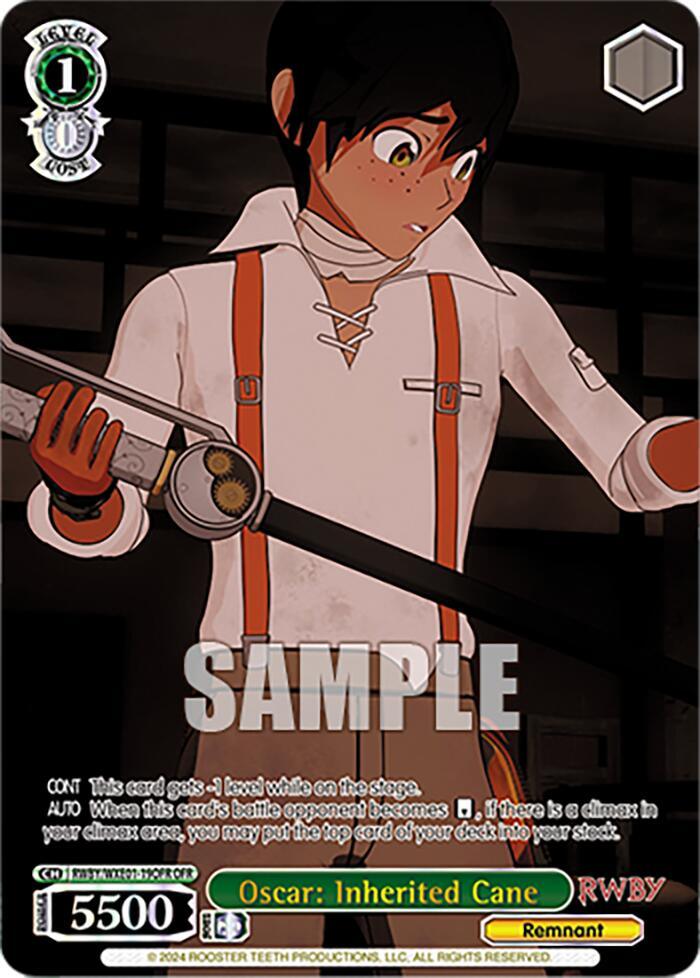 Oscar: Inherited Cane (RWBY/WXE01-19OFR OFR) [RWBY: Premium Booster] - POKÉ JEUX