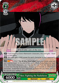 Ren: Fighting the Nuckelavee (RWBY/WXE01-20 N) [RWBY: Premium Booster] - POKÉ JEUX