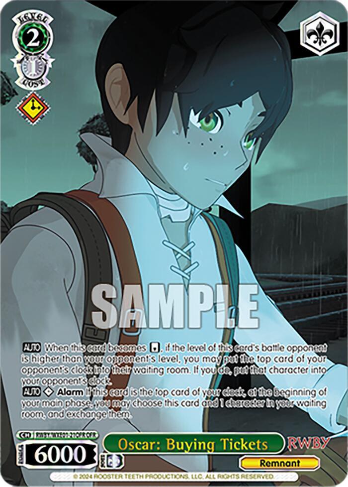 Oscar: Buying Tickets (RWBY/WXE01-21OFR OFR) [RWBY: Premium Booster] - POKÉ JEUX