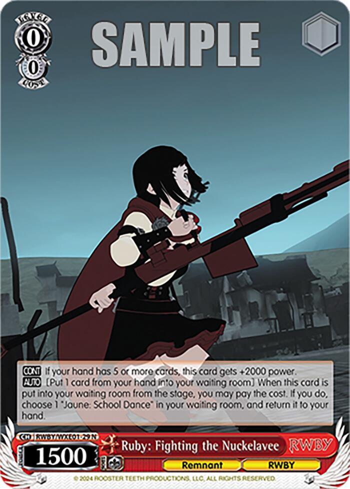 Ruby: Fighting the Nuckelavee (RWBY/WXE01-29 N) [RWBY: Premium Booster] - POKÉ JEUX