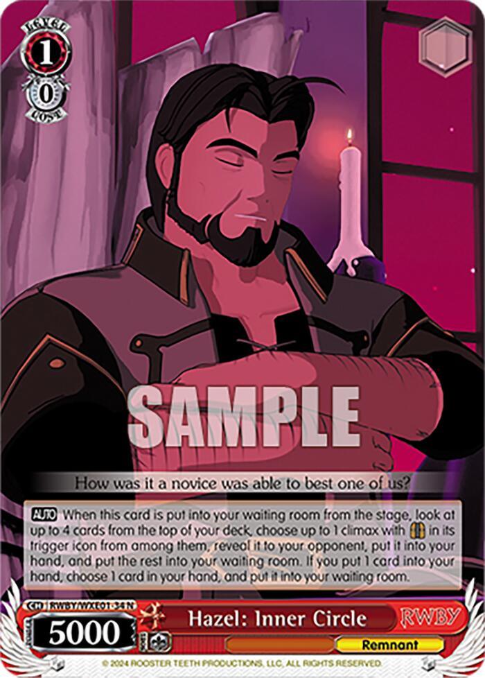 Hazel: Inner Circle (RWBY/WXE01-34 N) [RWBY: Premium Booster] - POKÉ JEUX