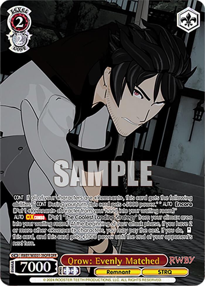 Qrow: Evenly Matched (RWBY/WXE01-39OFR OFR) [RWBY: Premium Booster] - POKÉ JEUX