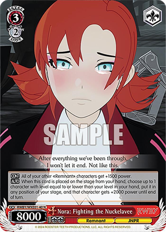 Nora: Fighting the Nuckelavee (RWBY/WXE01-40 N) [RWBY: Premium Booster] - POKÉ JEUX