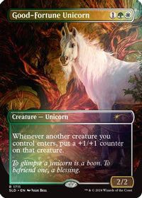 Good-Fortune Unicorn (Rainbow Foil) (SLD-1711) - Secret Lair Drop Series Foil