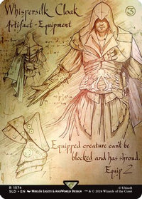 Whispersilk Cloak (Rainbow Foil) (SLD-1574) - Secret Lair Drop Series Foil