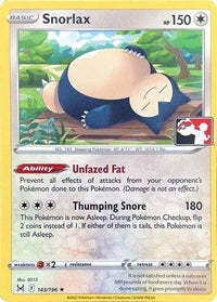 Snorlax (143/196)  - Prize Pack Series Cards