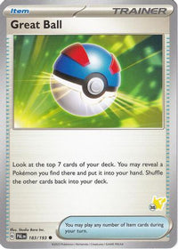 Great Ball Pikachu (183) - Battle Academy 2024