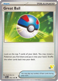 Great Ball Pikachu (183) - Battle Academy 2024