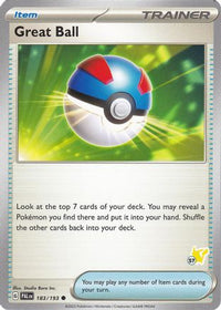 Great Ball Pikachu (183) - Battle Academy 2024