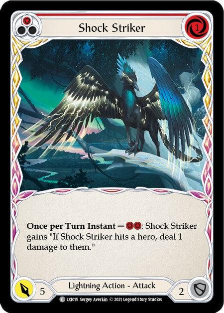Shock Striker (Red) [LXI015] (Tales of Aria Lexi Blitz Deck) 1st Edition Normal - POKÉ JEUX