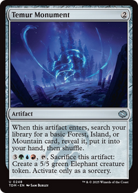 Temur Monument (TDM-248) - Tarkir: Dragonstorm Foil