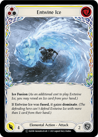 Entwine Ice (Yellow) [U-ELE098] (Tales of Aria Unlimited) Unlimited Rainbow Foil - POKÉ JEUX