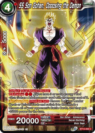 SS Son Gohan, Opposing the Demon (BT15-008) [Saiyan Showdown] - POKÉ JEUX
