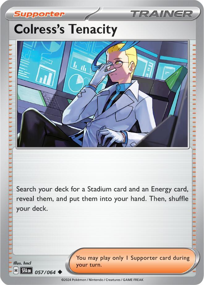 Colress's Tenacity - 2024 (Fernando Cifuentes) (57/064) - World Championship Decks Reverse Holofoil